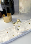 Bandeau de soin Coeurs or