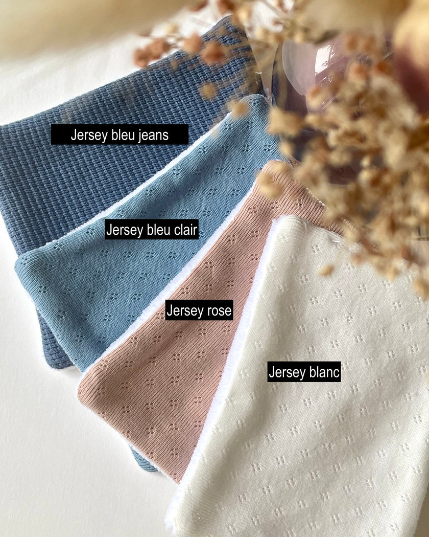 Bavoir bandana - jersey de coton