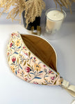Sac banane grosses fleurs printanières