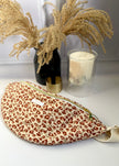 Sac banane léopard brique
