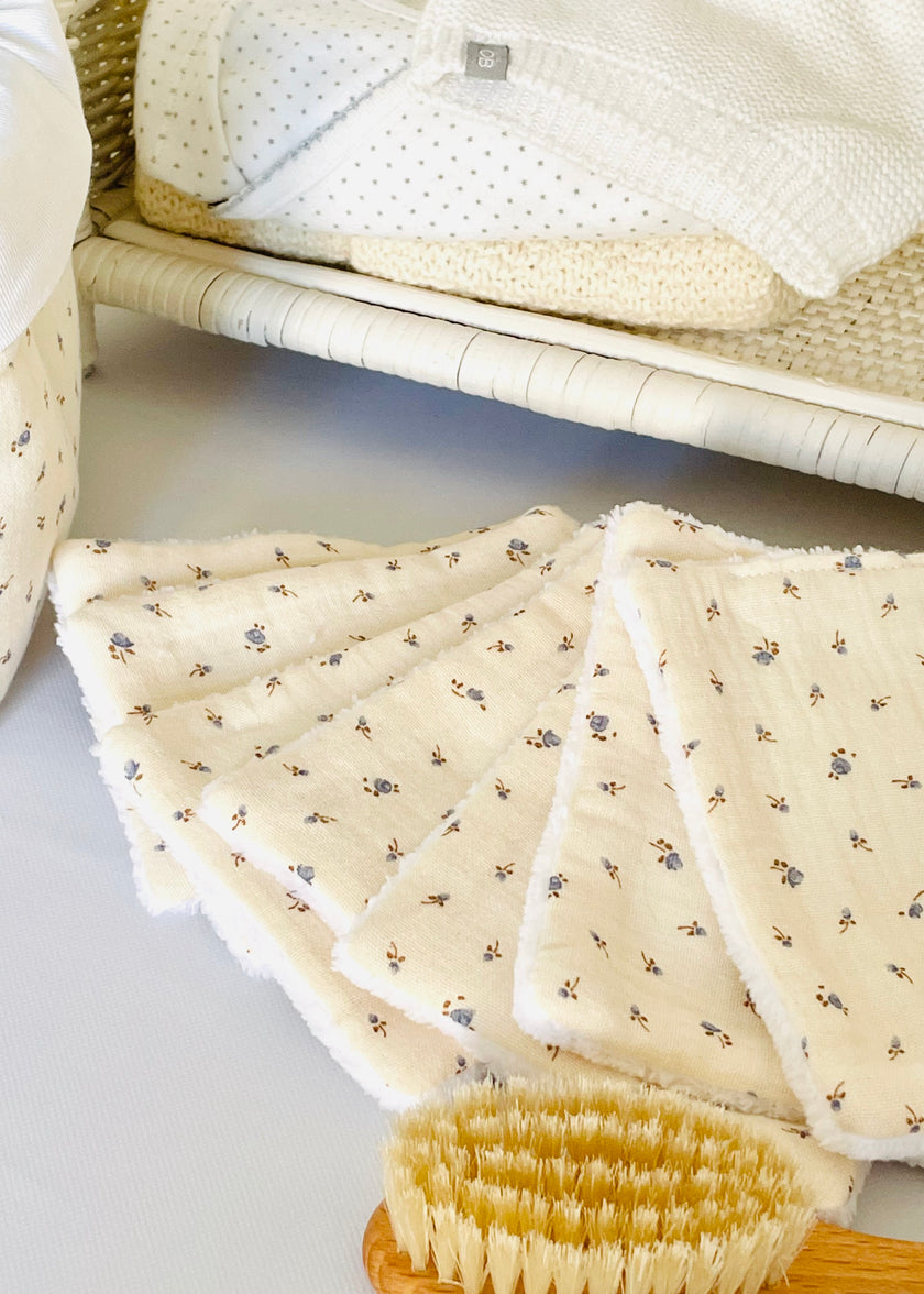 7 lingettes lavables bébé Louis