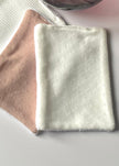 Pochette zippée jersey rose