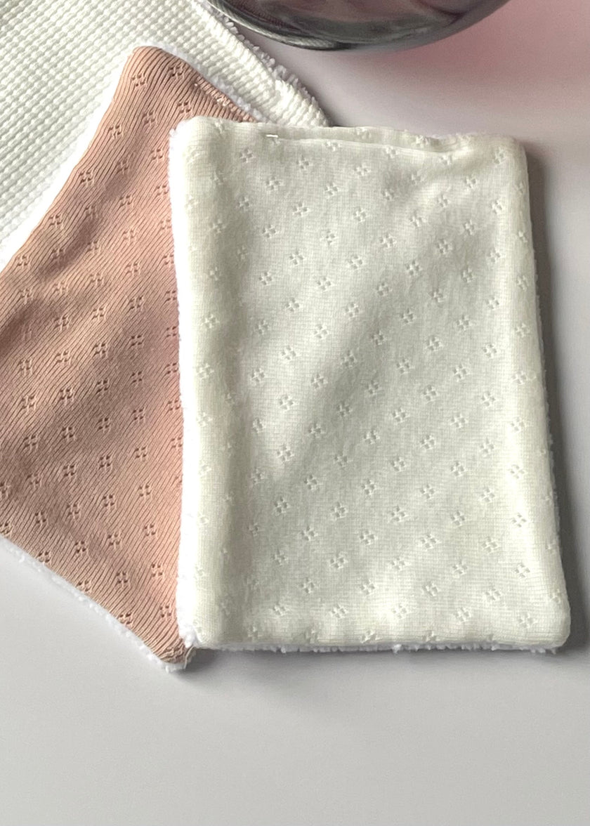 Bandeau de soin beauté jersey rose