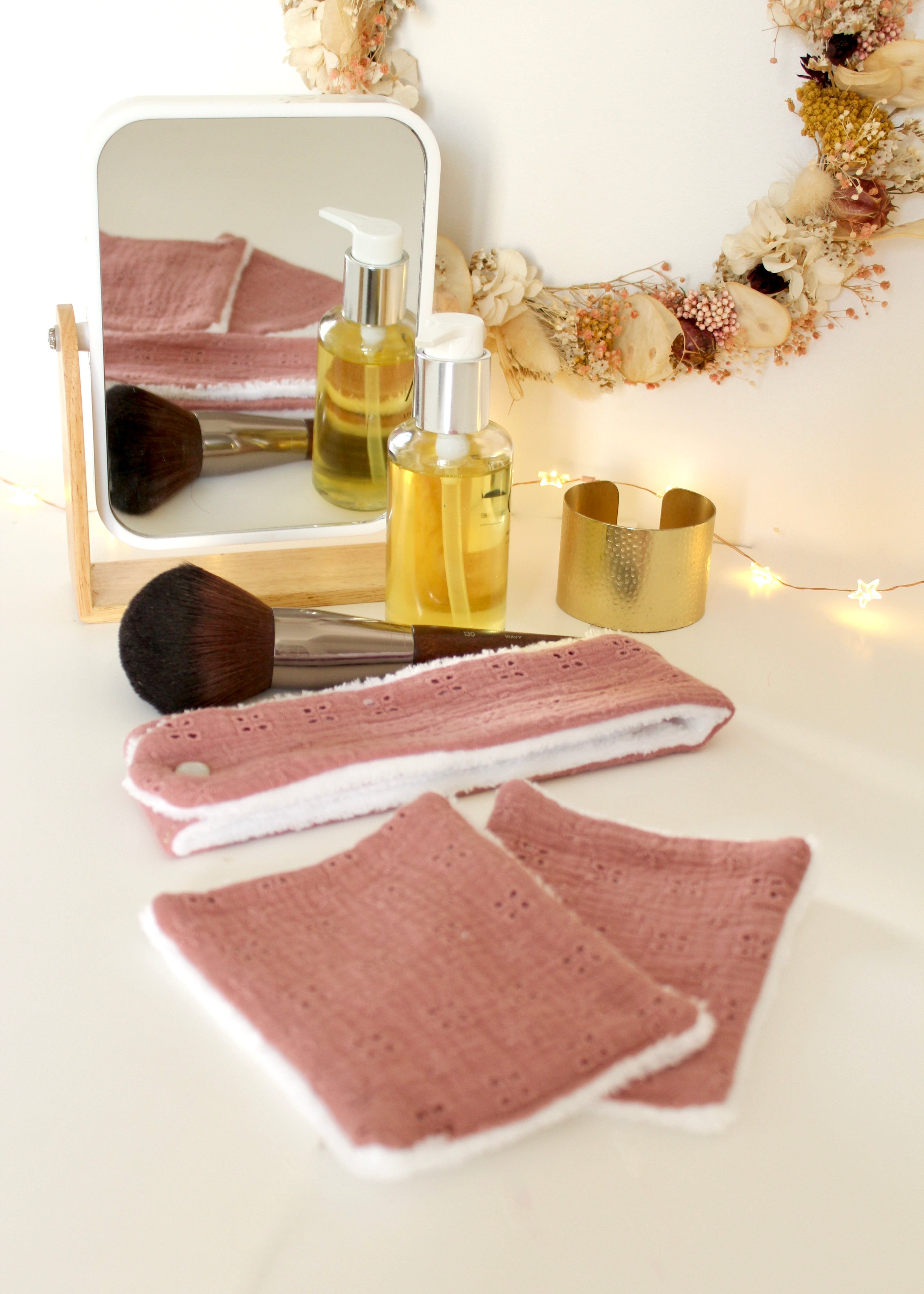 Bandeau de soin rose