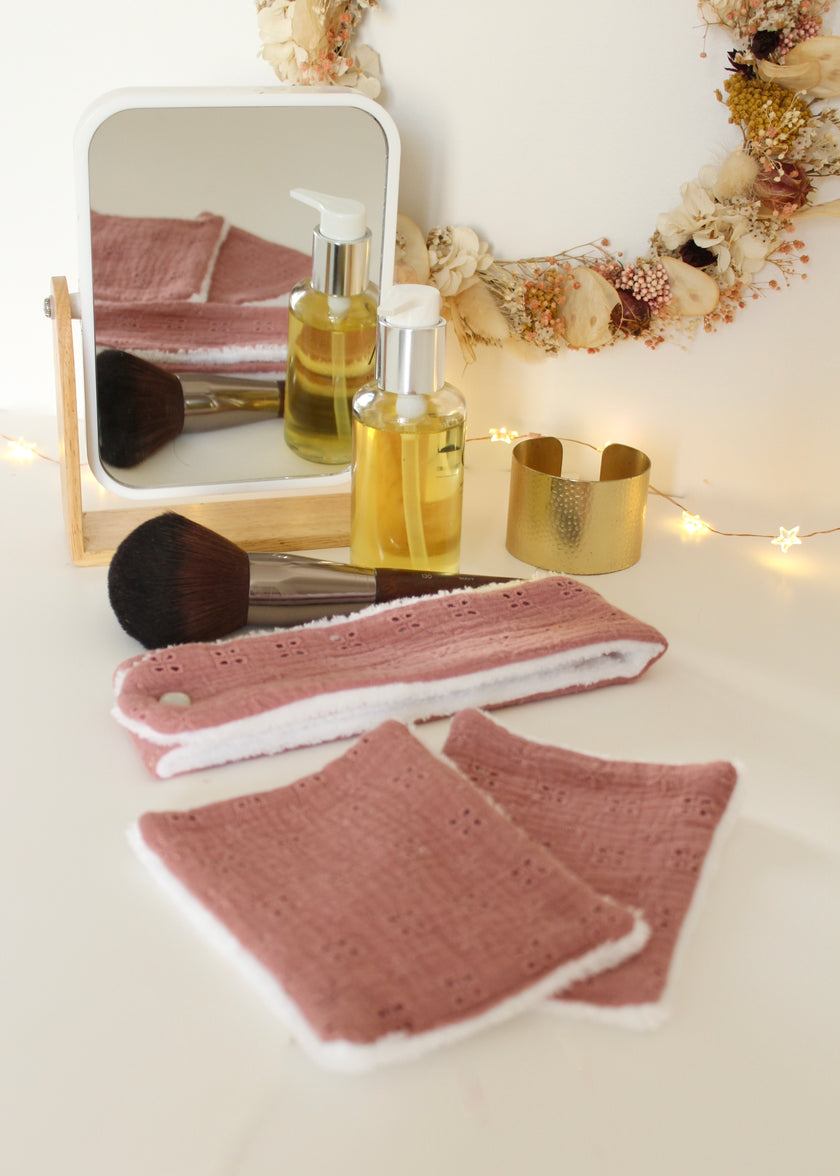 Bandeau de soin Adèle rose thé