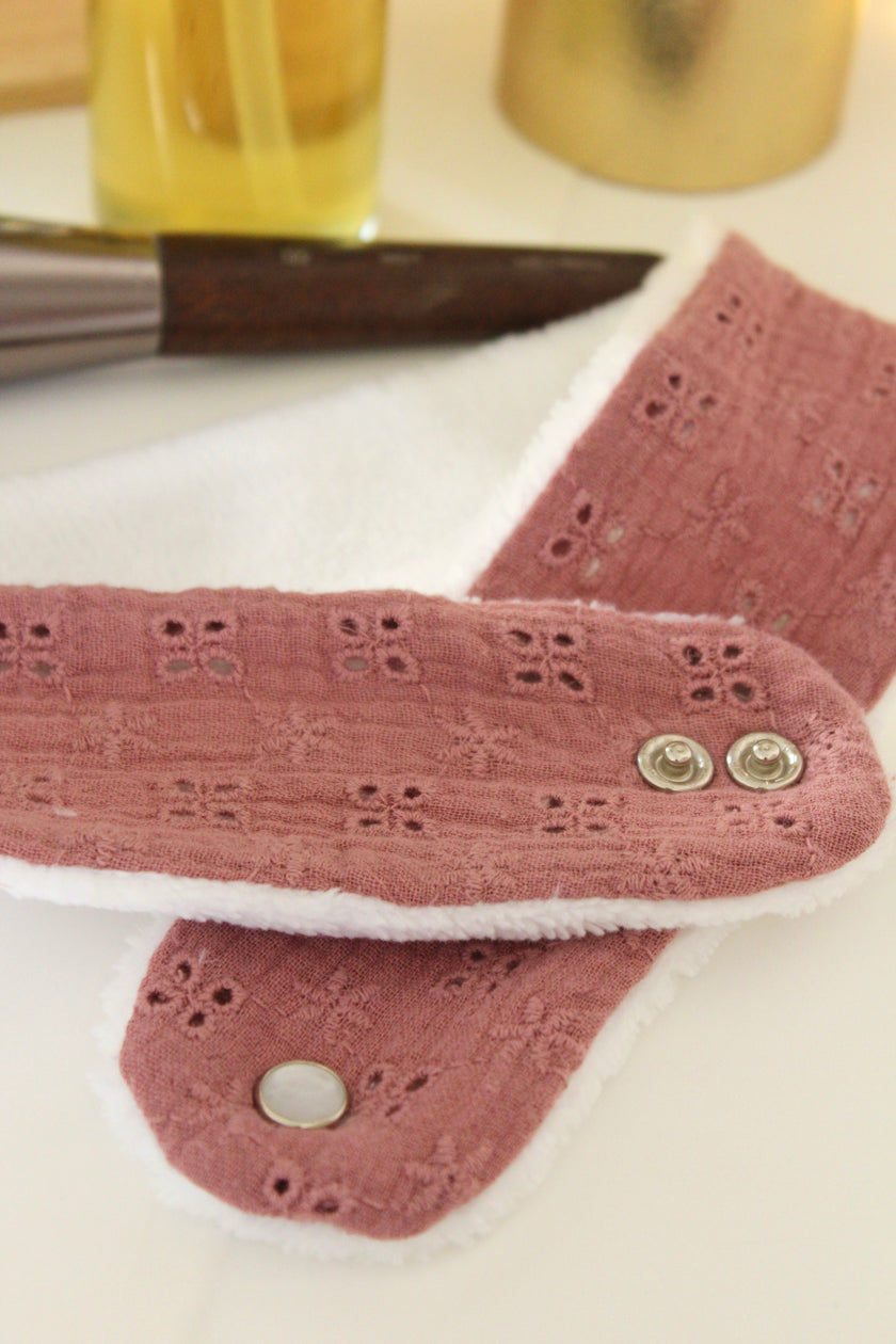 Bandeau de soin Adèle rose thé