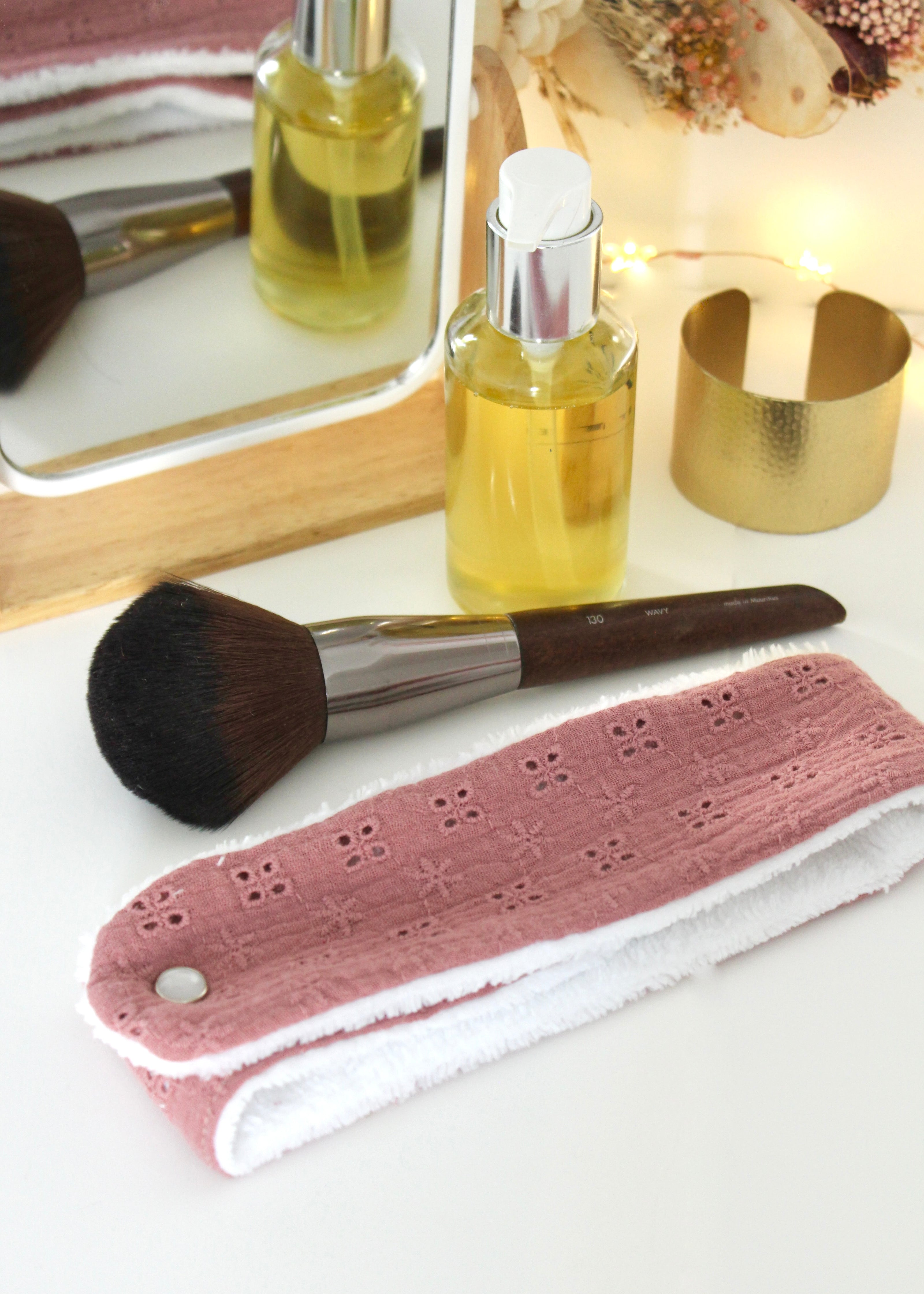 Bandeau de soin rose