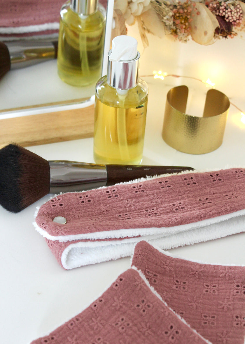 Bandeau de soin rose