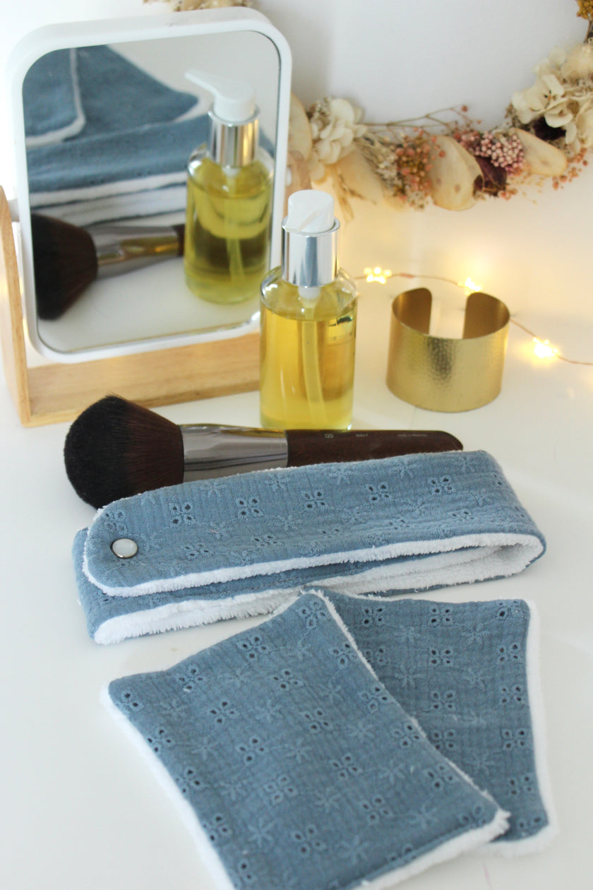 Bandeau de soin Adèle bleu