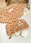 Sac banane léopard brique