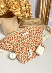 Sac banane léopard brique