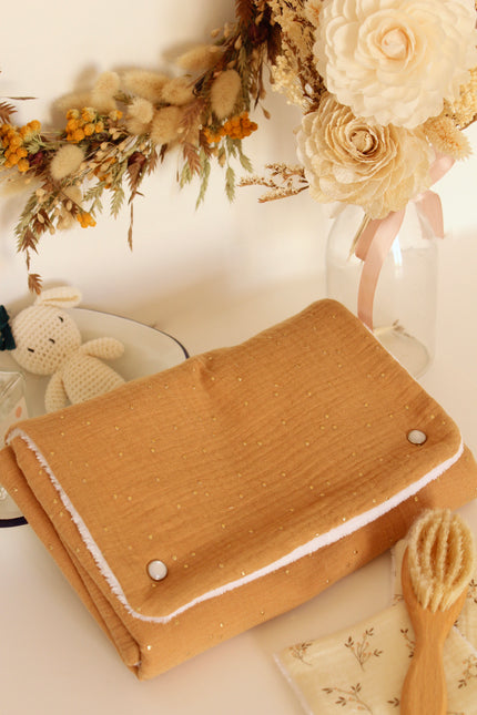 Matelas à langer nomade camel doré