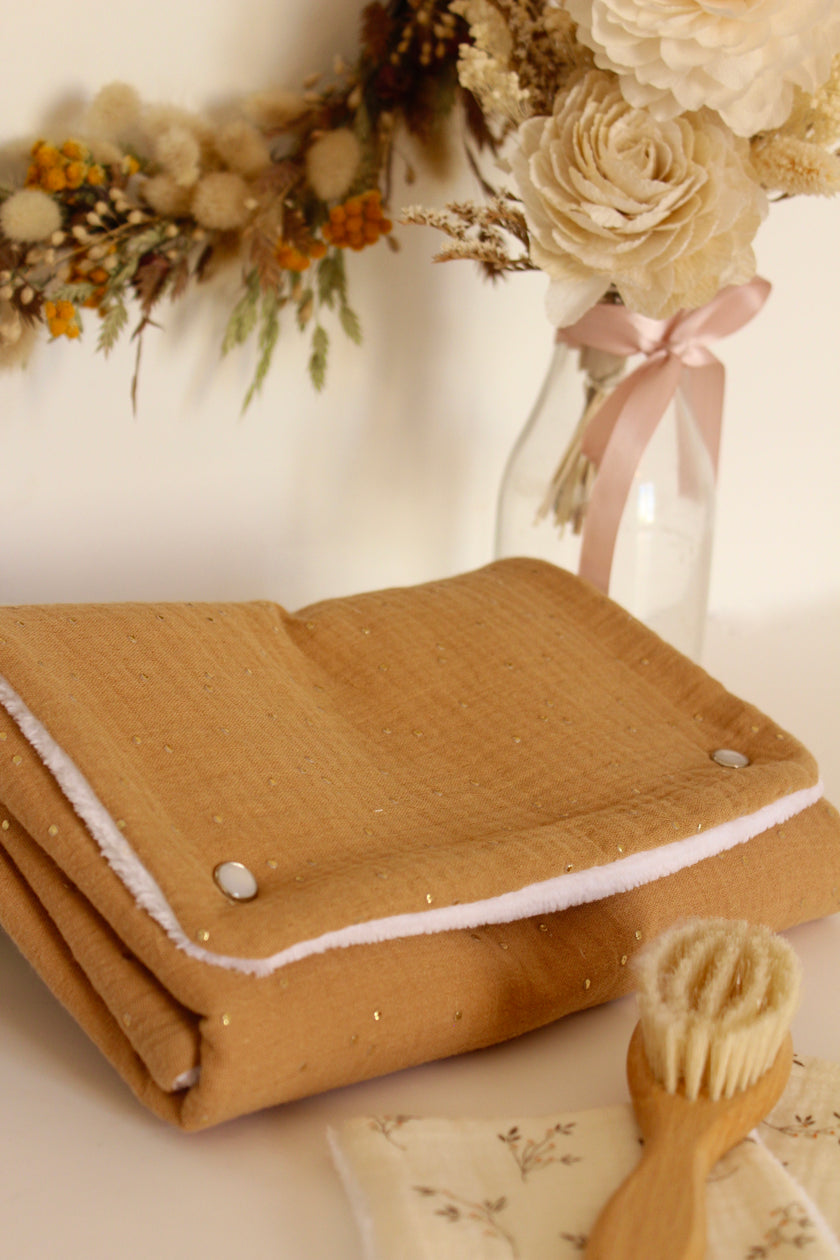Matelas à langer nomade camel doré