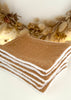 Lingettes bébé camel pois dorés