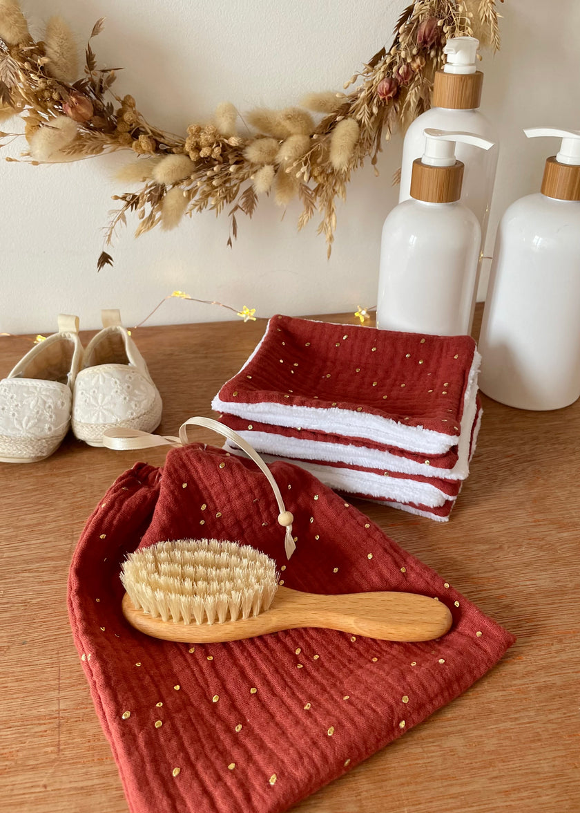 Lingettes lavables bébé Tomette