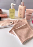 Bandeau de soin beauté jersey rose