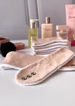 Bandeau de soin beauté jersey rose