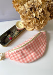 Sac banane Vichy rose