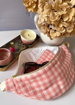 Sac banane Vichy rose