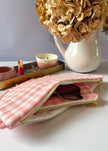 Pochette froufrou vichy