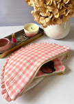 Pochette froufrou vichy