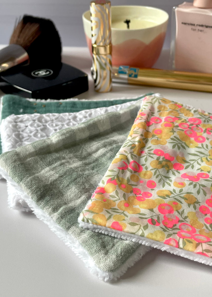 Lot de 4 lingettes fluo