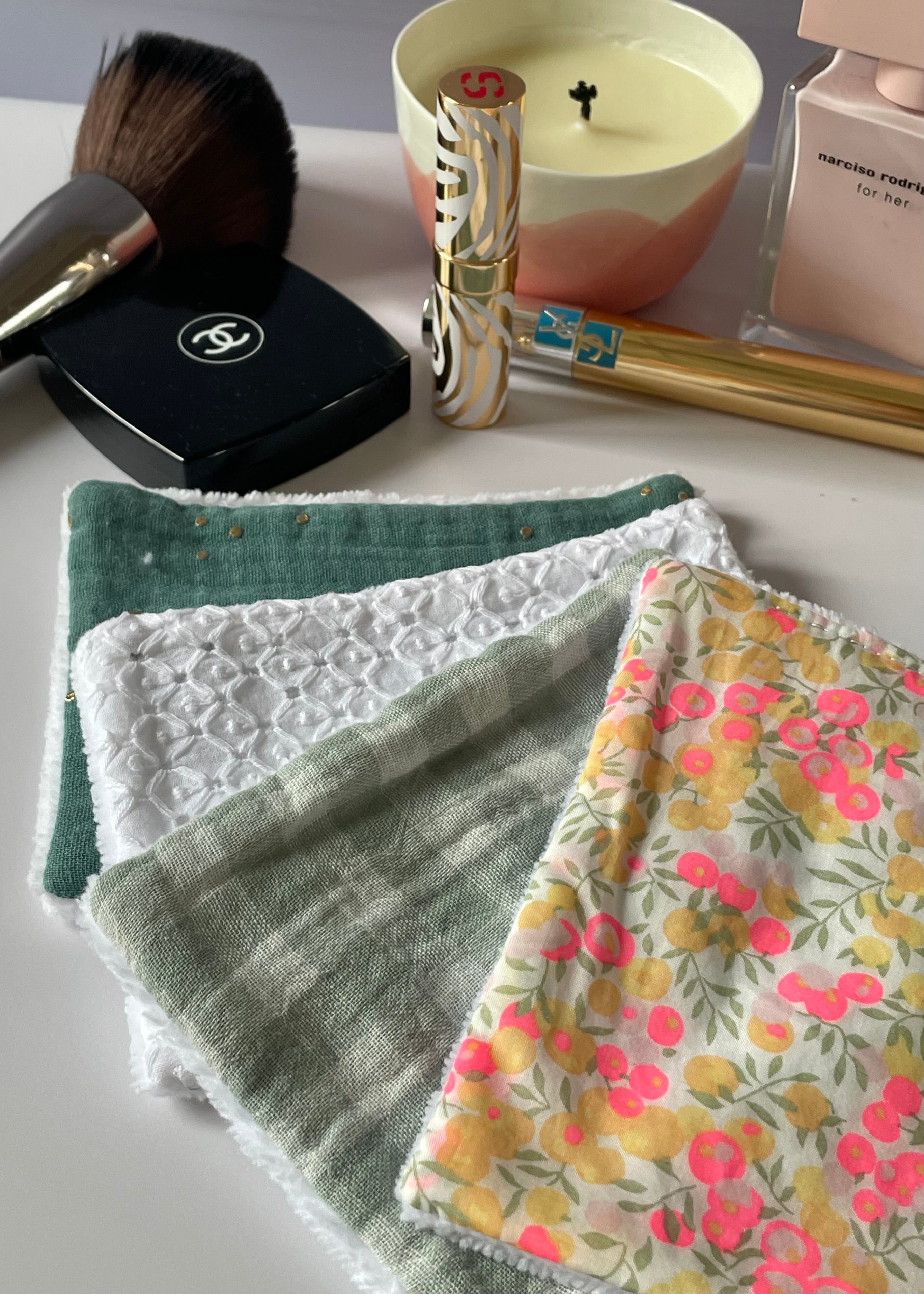 Lot de 4 lingettes fluo
