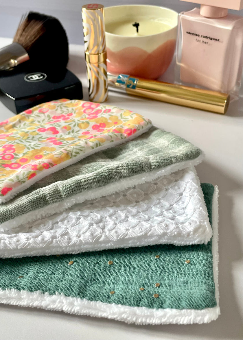 Lot de 4 lingettes fluo