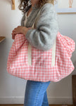 Sac de voyage Lili Vichy rose