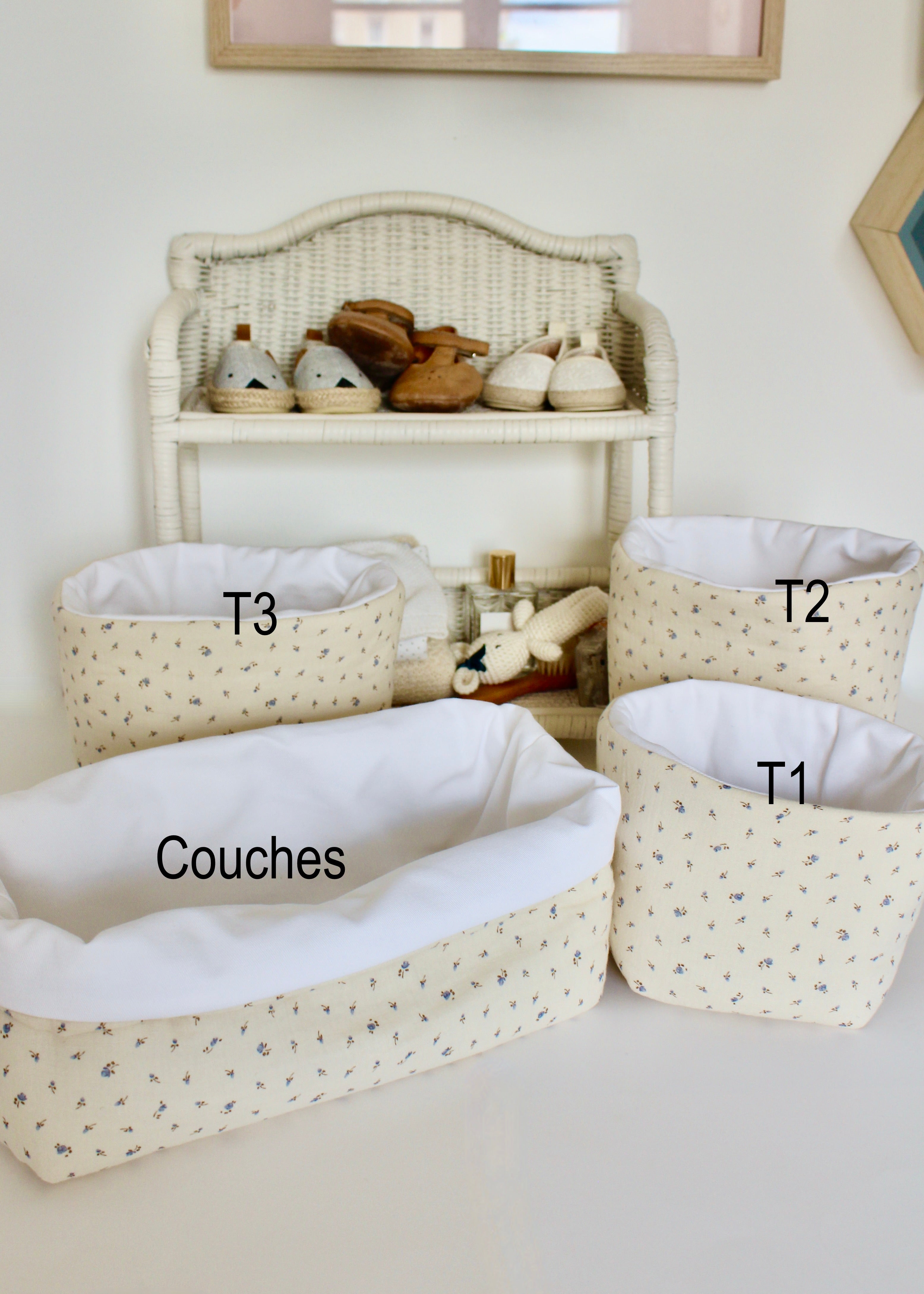 Paniers de rangement Coeur d'Hiver