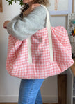 Sac de voyage Lili Vichy rose
