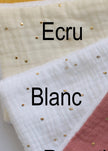 Trousse de toilette blanc doré