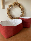 Panier de rangement tomette doré