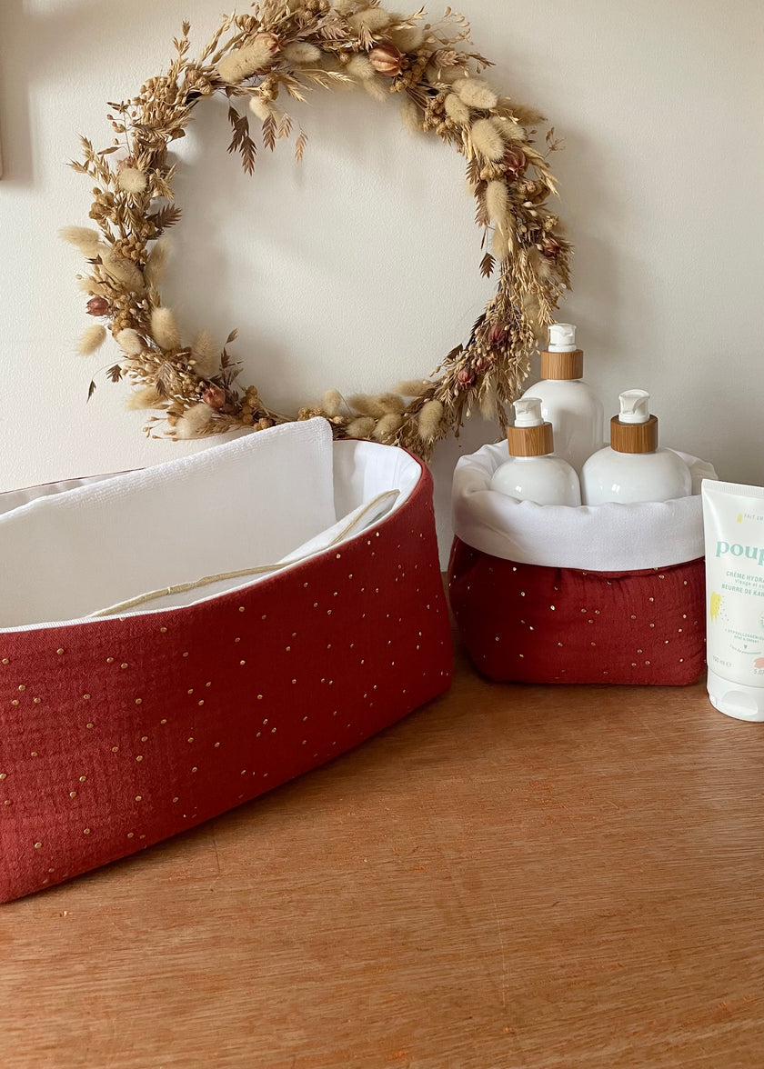 Panier en tissu tomette