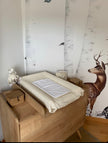 Housse de matelas à langer écru doré