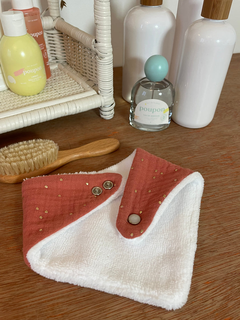 Terracotta pois dorés