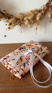 Commande Karine - Pochette à bijoux grosses fleurs