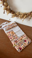 Commande Karine - Pochette à bijoux grosses fleurs