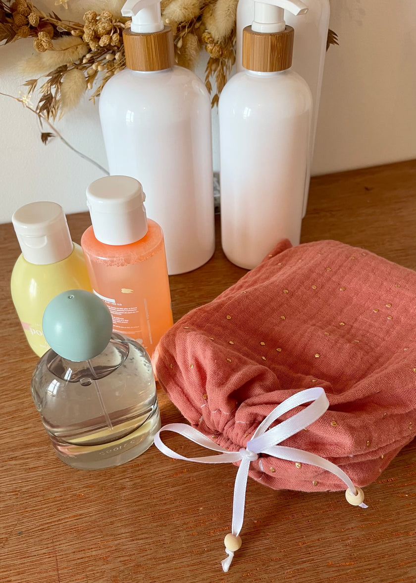 Lingettes pour bébé terracotta