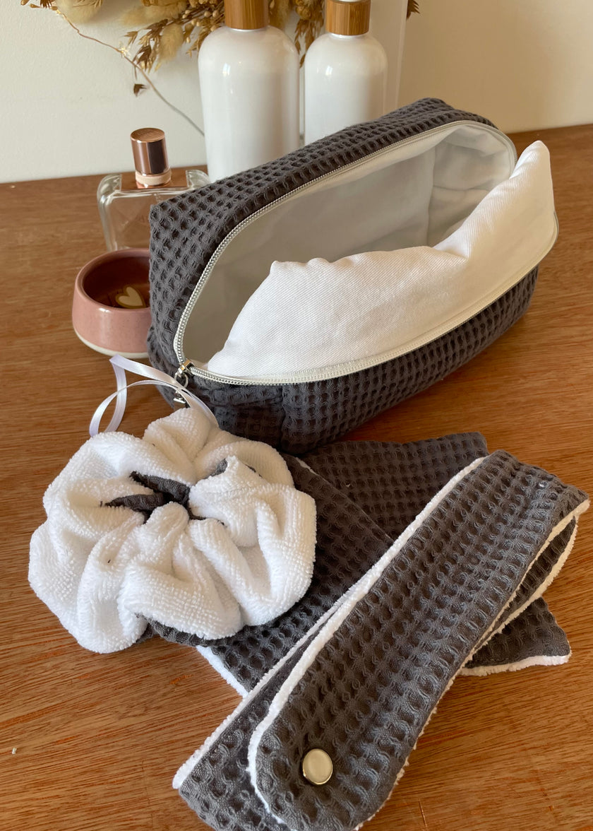 Bandeau de maquillage + 2 lingettes