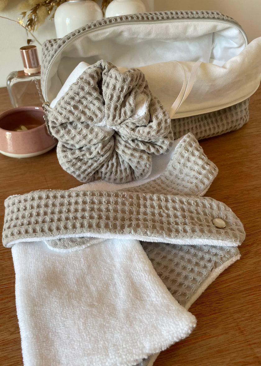 Bandeau de maquillage + 2 lingettes