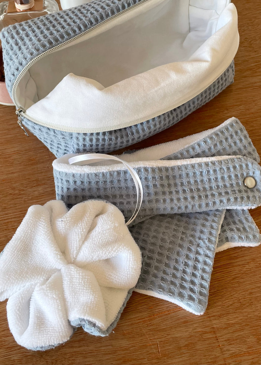 Bandeau de maquillage + 2 lingettes