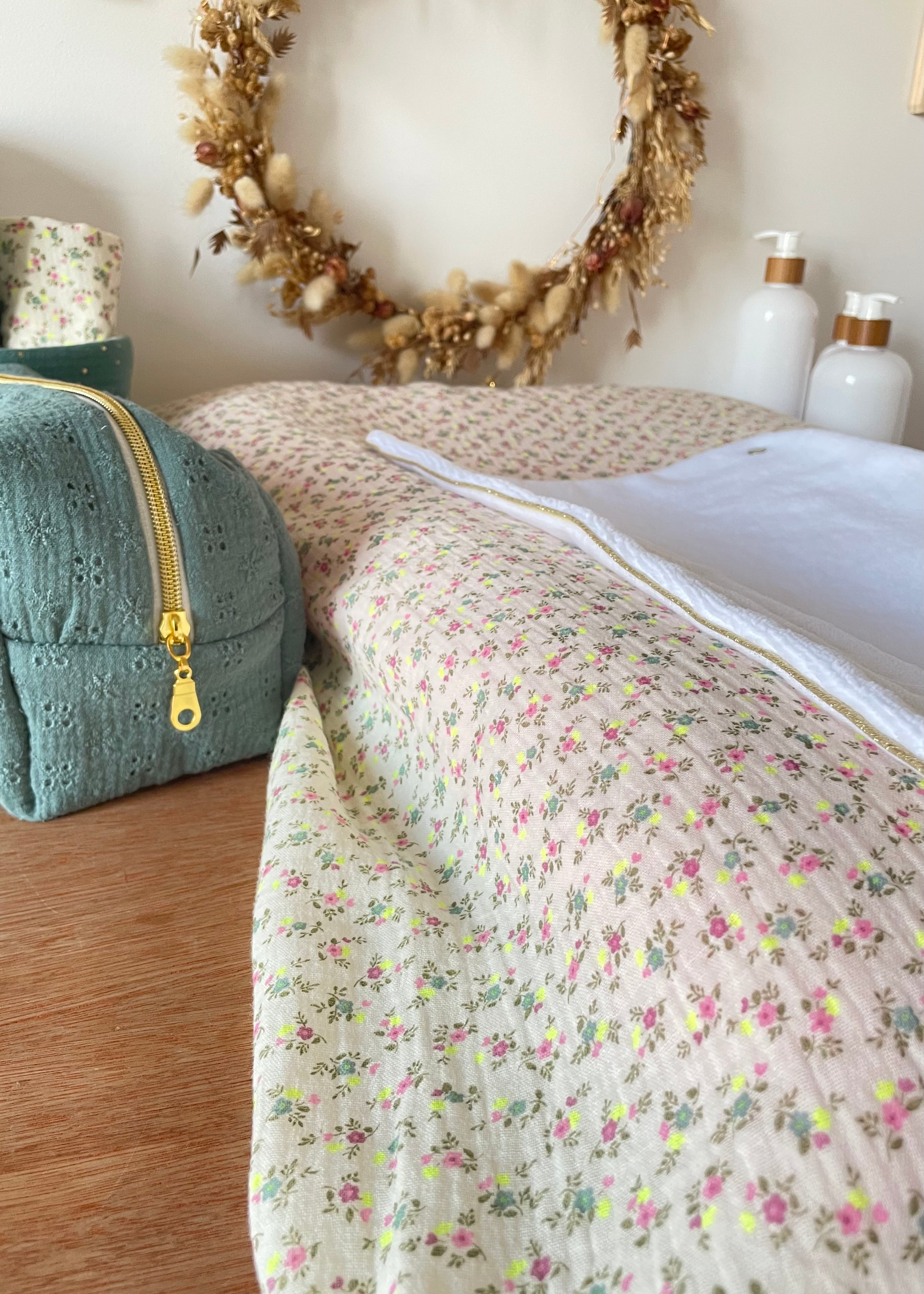 Housse de matelas à langer summer beige