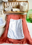 Housse de matelas à langer terracotta doré
