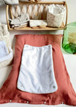 Housse de matelas à langer terracotta doré