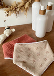 Bavoir bandana Rosie beige