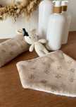 Bavoir bandana Rosie beige