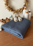 Couverture jersey bleu