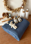 Couverture jersey bleu