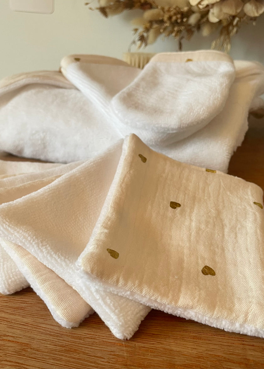 7 lingettes lavables